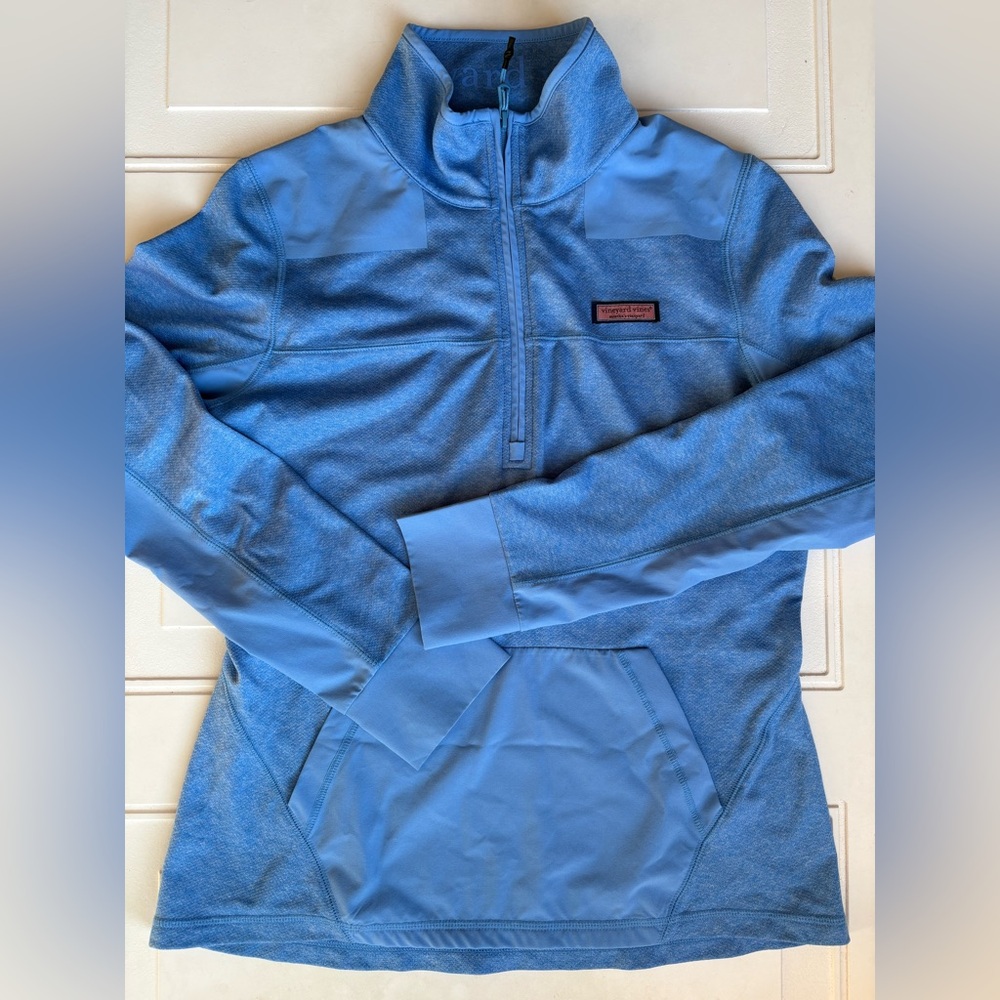 Vineyard Vines Women’s Performance Long Sleeve 1/4 Zip Pullover Shirt Size M